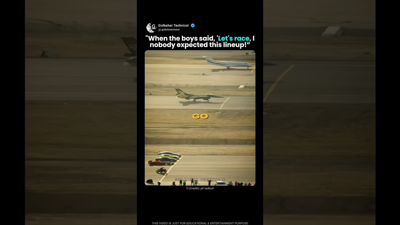 Bike vs Car vs Jet — The Craziest Race Ever! 😱