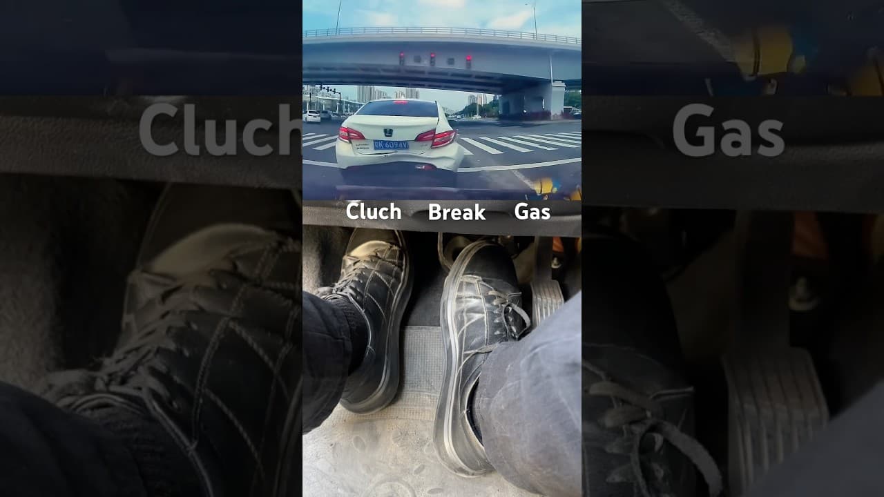 Braking tip for beginner drivers #drivingtips #driving