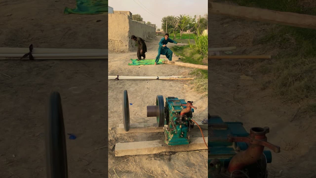 cross🥸mans new diesel engine start experiment