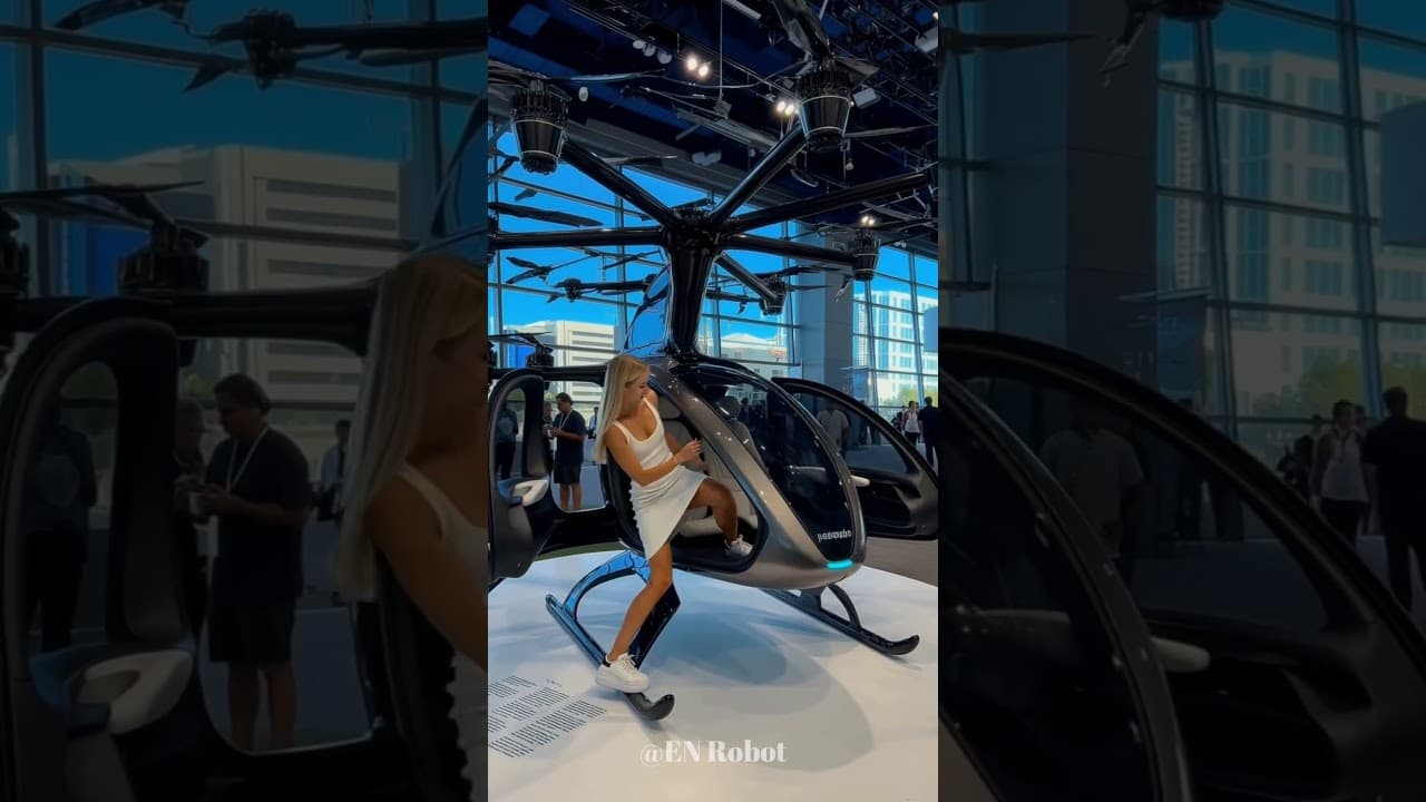 2025 Ride-On Quad-Rotor eVTOL Prototype Demo